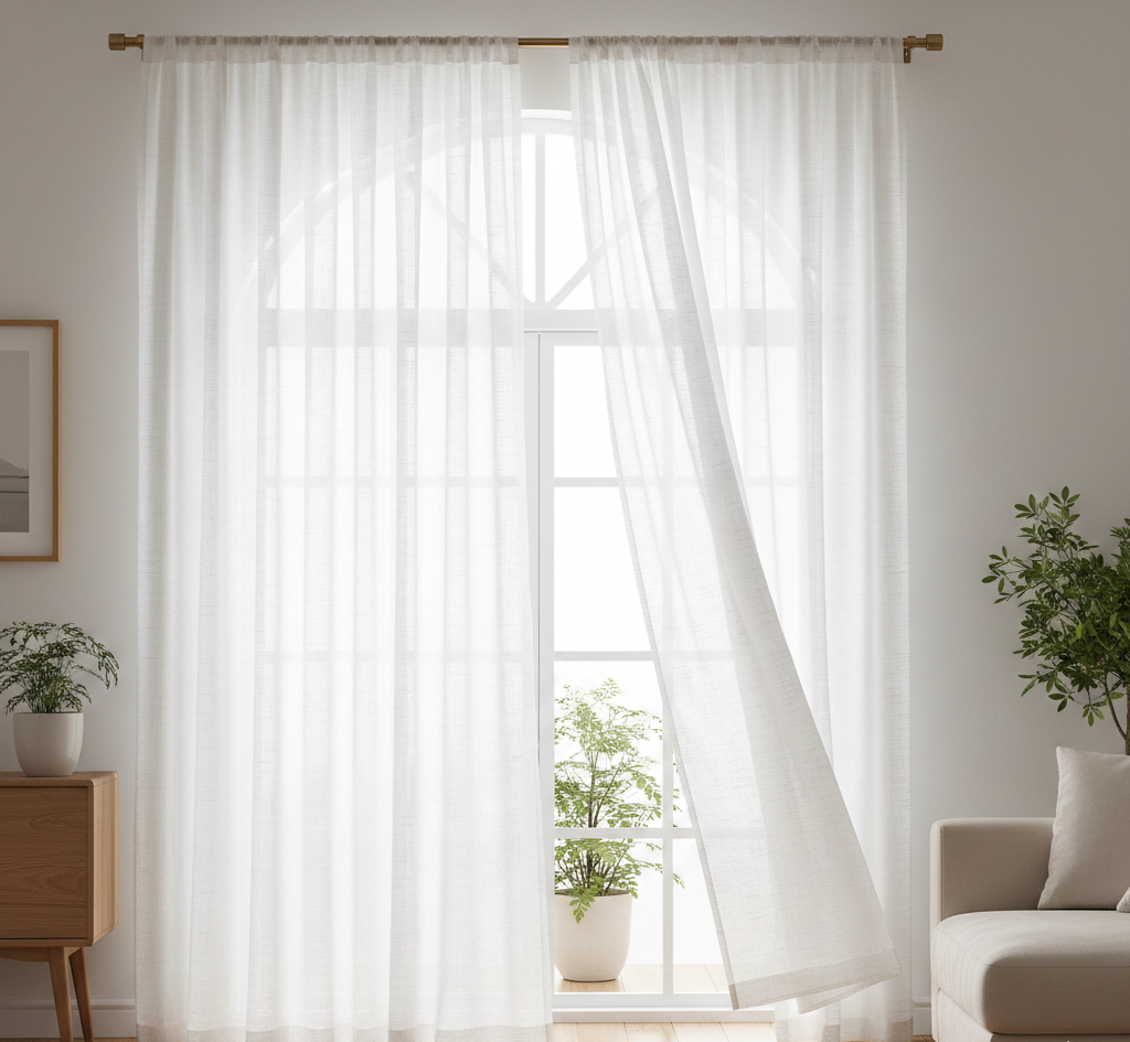 Sheer elegance curtain panels